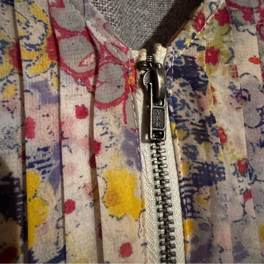 Plenty by Tracy Reese Floral Pleated Dress Size 0 Sleeveless Hi Low - Picture 7 of 14